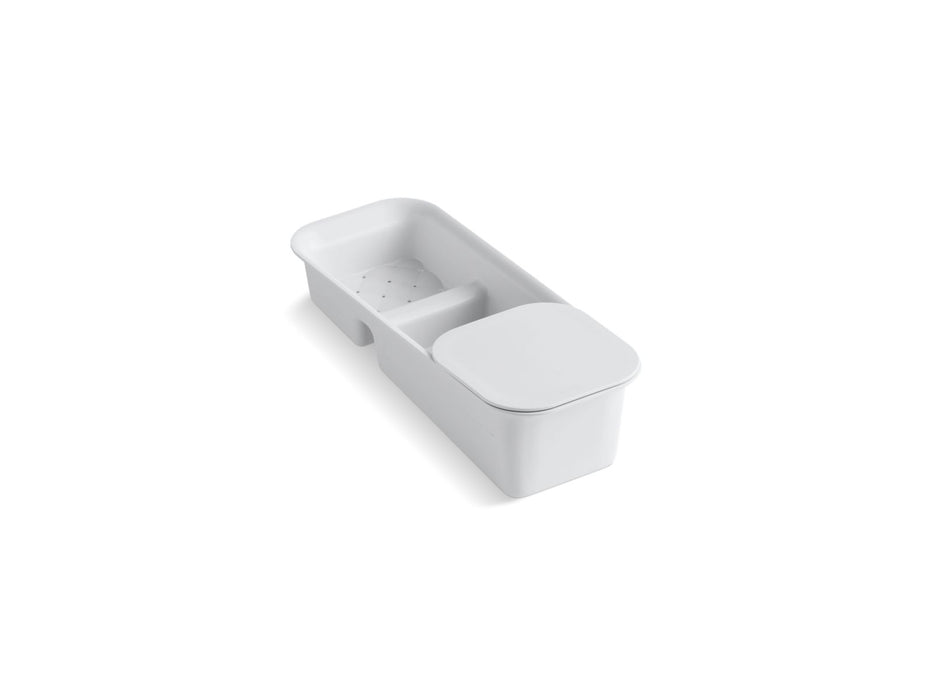 KOHLER K-6239-0 K-6239 Riverby Rinsing Colander with Cutting Board, white