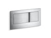 KOHLER K-6298 Veil Flush actuator plate for 2"x6" in-wall tank and carrier system, brushed chrome