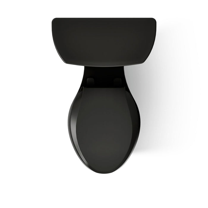 KOHLER K-6393 Highline Two-piece elongated toilet, dual-flush, black black - view 5