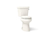 KOHLER K-6393-RA Highline Two-piece elongated toilet, dual-flush, biscuit