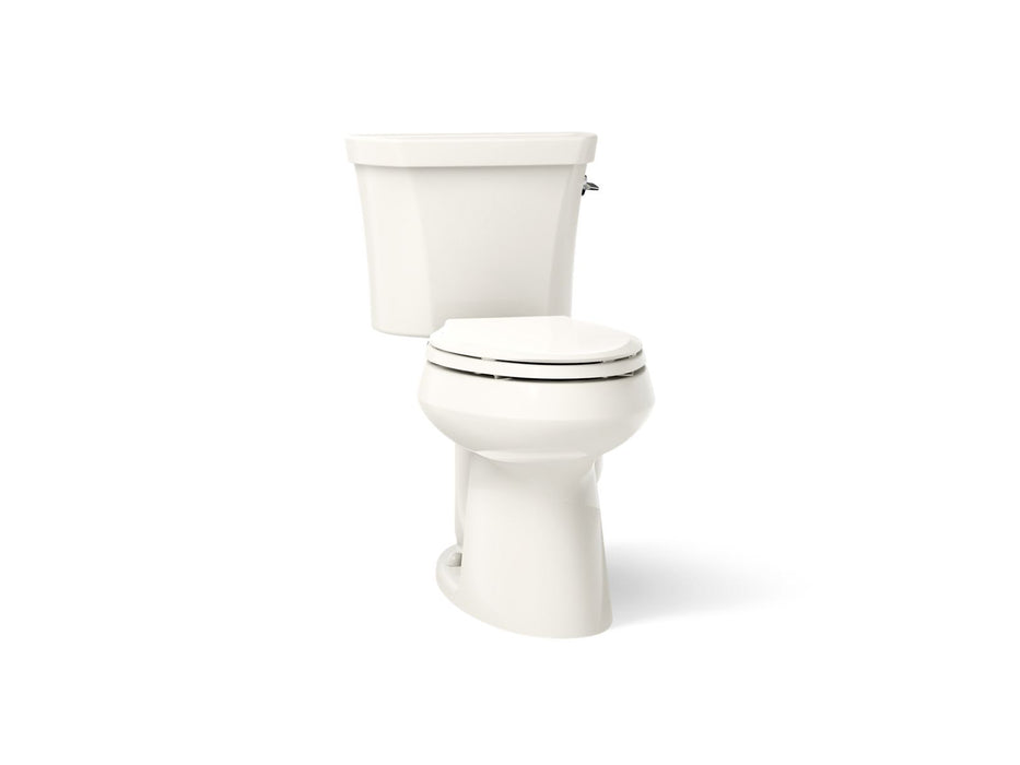 KOHLER K-6393-RA Highline Two-piece elongated toilet, dual-flush, biscuit