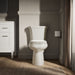 KOHLER K-6393-RA Highline Two-piece elongated toilet, dual-flush, biscuit - view 4