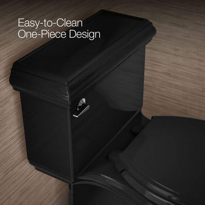 KOHLER K-6424 Memoirs Classic One-piece compact elongated toilet with skirted trapway, 1.28 gpf