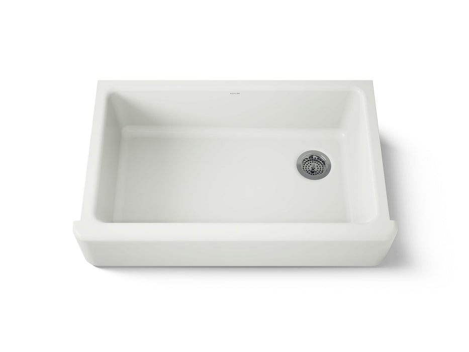 KOHLER K-6489 Whitehaven 35-3/4" undermount single-bowl farmhouse kitchen sink