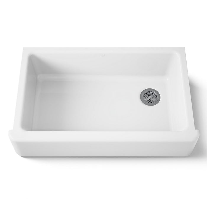 KOHLER K-6489 Whitehaven 35-3/4" undermount single-bowl farmhouse kitchen sink - view 5