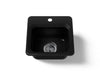 KOHLER K-6579-1 Northland 15" top-mount single-bowl bar sink, black black