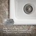 KOHLER K-6579-1 Northland 15" top-mount single-bowl bar sink, white - view 2