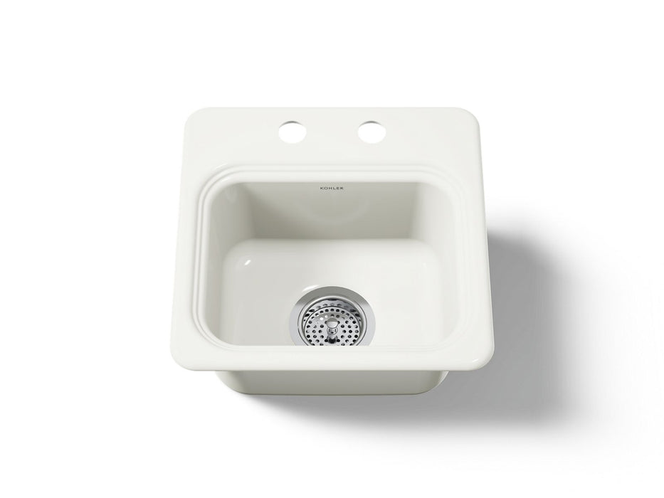 KOHLER K-6579-2 Northland 15" top-mount single-bowl bar sink