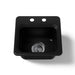 KOHLER K-6579-2 Northland 15" top-mount single-bowl bar sink, black black