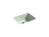 KOHLER Iron/Tones 24-1/4" top-/undermount single-bowl bar sink
