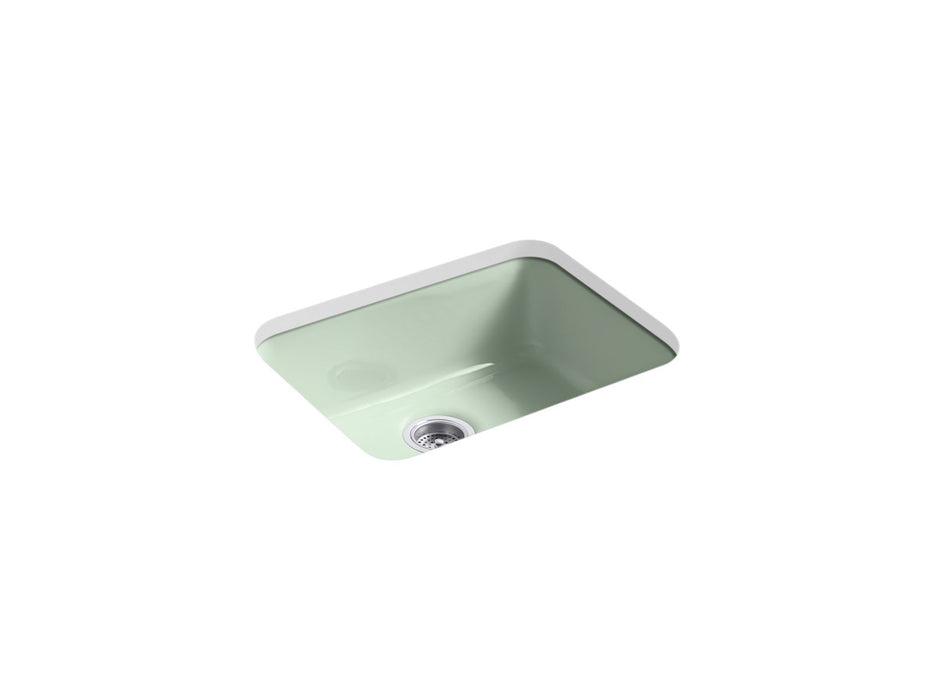 KOHLER Iron/Tones 24-1/4" top-/undermount single-bowl bar sink