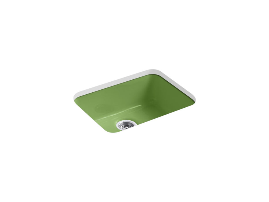 KOHLER Iron/Tones 24-1/4" top-/undermount single-bowl bar sink