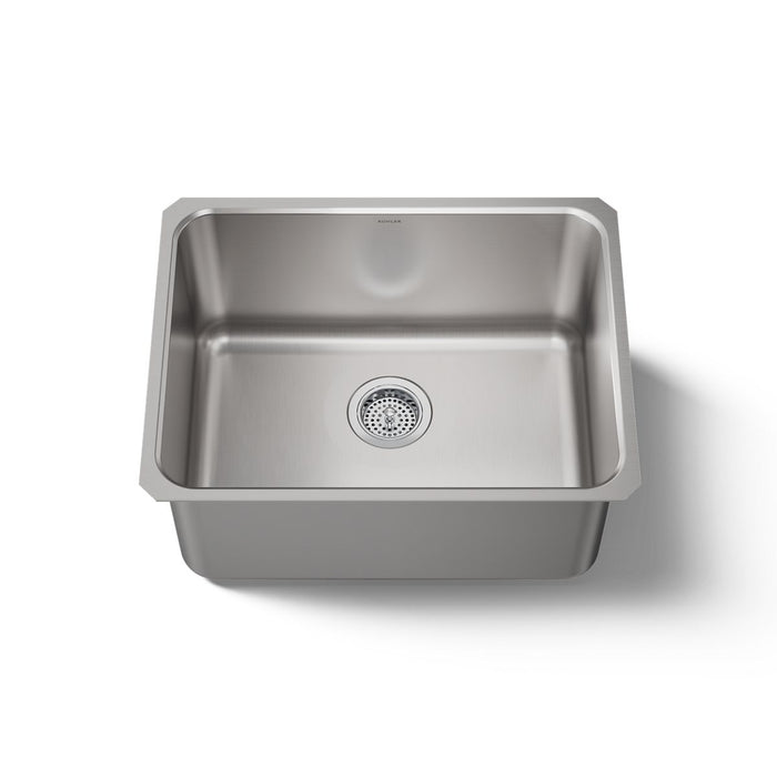 KOHLER K-6661 Undertone 23" undermount single-bowl utility sink, stainless steel - view 4