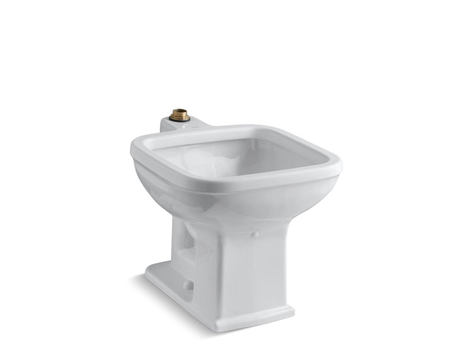 KOHLER K-6676-0 K-6676 Tyrrell 21" x 27-1/8" Floor-mount Siphon-jet Flushing Rim Service Sink, white