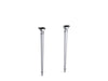 KOHLER K-6839 Kathryn Octagonal tapered brass table legs, polished chrome