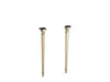 KOHLER K-6839 Kathryn Octagonal tapered brass table legs, vibrant french gold