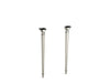 KOHLER K-6839 Kathryn Octagonal tapered brass table legs, vibrant polished nickel