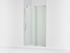 KOHLER K-701695-L Composed Sliding shower door, 78" H x 44-1/8 - 47-7/8" W, with 3/8" thick Crystal Clear glass, bright...