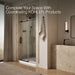 KOHLER K-701695-L Composed Sliding shower door, 78" H x 44-1/8 - 47-7/8" W, with 3/8" thick Crystal Clear glass, matte...