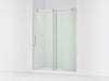 KOHLER K-701696-L Composed Sliding shower door, 78" H x 56-1/8 - 59-7/8" W, with 3/8" thick Crystal Clear glass, bright...