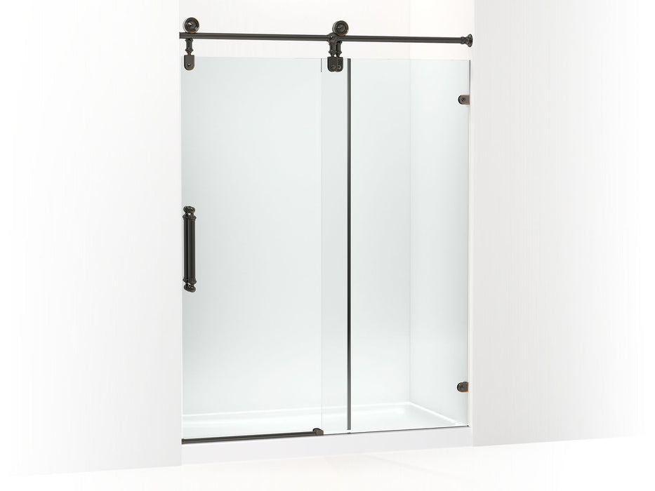 KOHLER K-701724-10L Artifacts 80-7/8" H sliding shower door with 3/8"-thick glass, oil rubbed bronze