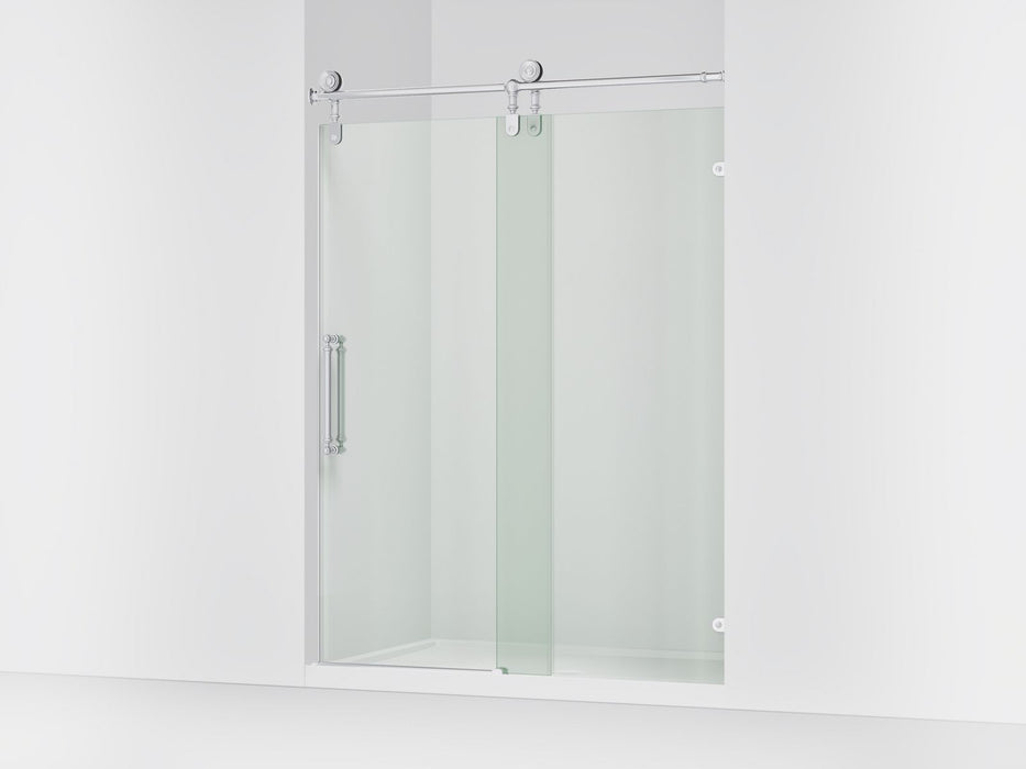 KOHLER K-701724-10L Artifacts 80-7/8" H sliding shower door with 3/8"-thick glass, polished chrome