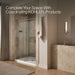 KOHLER K-701725-10L Artifacts 80-7/8" H sliding shower door with 3/8"-thick glass, vibrant polished nickel - view 5