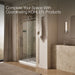 KOHLER K-701726-10L Artifacts 80-7/8" H sliding shower door with 3/8"-thick glass, vibrant polished nickel - view 5