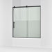 KOHLER K-702253-10G81 Rely 62-1/2" H sliding bath door with 3/8"-thick glass, matte black