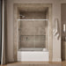 KOHLER K-702253-10L Rely 62-1/2" H sliding bath door with 3/8"-thick glass, bright polished silver - view 5