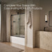 KOHLER K-702253-10L Rely 62-1/2" H sliding bath door with 3/8"-thick glass, matte black - view 5