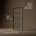 KOHLER K-702254-10G79 Rely 77" H sliding shower door with 3/8"-thick glass, matte black - view 5