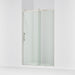 KOHLER K-702254-10L Rely 77" H sliding shower door with 3/8"-thick glass, anodized brushed nickel