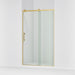 KOHLER K-702254-10L Rely 77" H sliding shower door with 3/8"-thick glass, vibrant brushed moderne brass