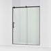 KOHLER K-702256-10L Rely 77" H sliding shower door with 3/8"-thick glass, matte black