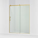 KOHLER K-702256-10L Rely 77" H sliding shower door with 3/8"-thick glass, vibrant brushed moderne brass