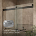KOHLER K-702426-L Levity 61-9/16" H sliding bath door with 3/8"-thick glass, matte black - view 5