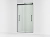 KOHLER K-702427-L Levity Frameless sliding shower door, 81-5/8" H x 44-5/8 - 47-5/8" W, with 3/8"-thick Crystal Clear...