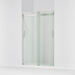 KOHLER K-706008-L Levity Sliding shower door, 74" H x 43-5/8 - 47-5/8" W, with 1/4" thick Crystal Clear glass, matte nickel