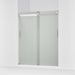 KOHLER K-706009-D3 Levity Sliding shower door, 74" H x 56-5/8 - 59-5/8" W, with 1/4" thick Frosted glass and blade...