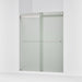 KOHLER K-706015-D3 Levity Sliding shower door, 74" H x 56-5/8 - 59-5/8" W, with 1/4" thick Frosted glass, matte nickel -...