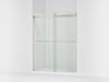 KOHLER K-706015-L Levity 74" H sliding shower door with 1/4"-thick glass, matte nickel