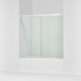 KOHLER K-707000-L Revel Sliding bath door, 55-1/2" H x 56-5/8 - 59-5/8" W, with 1/4" thick Crystal Clear glass, bright...