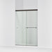 KOHLER K-707100-L Revel Sliding shower door, 70" H x 44-5/8 - 47-5/8" W, with 1/4" thick Crystal Clear glass, anodized...