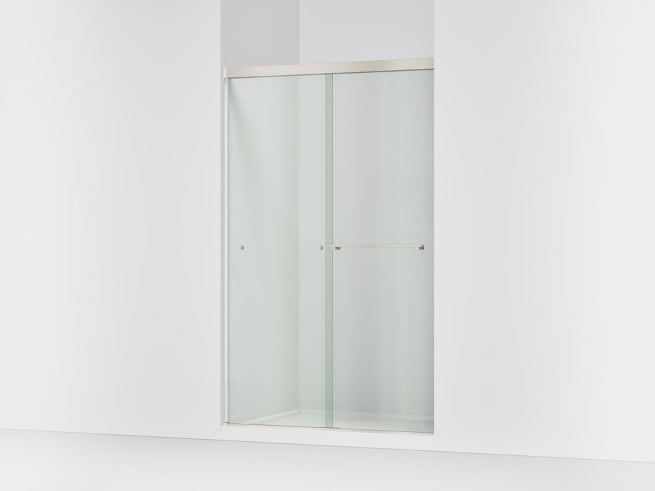 KOHLER K-707106-L Revel Sliding shower door, 76" H x 44-5/8 - 47-5/8" W, with 5/16" thick Crystal Clear glass