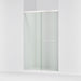 KOHLER K-707106-L Revel Sliding shower door, 76" H x 44-5/8 - 47-5/8" W, with 5/16" thick Crystal Clear glass, bright...