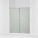 KOHLER K-707200-D3 Revel Sliding shower door, 70" H x 56-5/8 - 59-5/8" W, with 1/4" thick Frosted glass, anodized brushed...