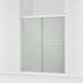 KOHLER K-707200-D3 Revel Sliding shower door, 70" H x 56-5/8 - 59-5/8" W, with 1/4" thick Frosted glass, bright polished...
