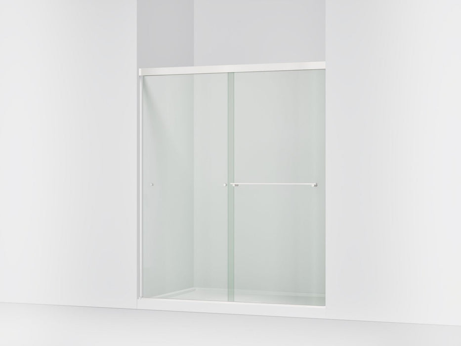 KOHLER K-707200-L Revel Sliding shower door, 70" H x 56-5/8 - 59-5/8" W, with 1/4" thick Crystal Clear glass, bright...