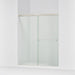 KOHLER K-707201-L Revel Sliding shower door, 70" H x 56-5/8 - 59-5/8" W, with 5/16" thick Crystal Clear glass, anodized...